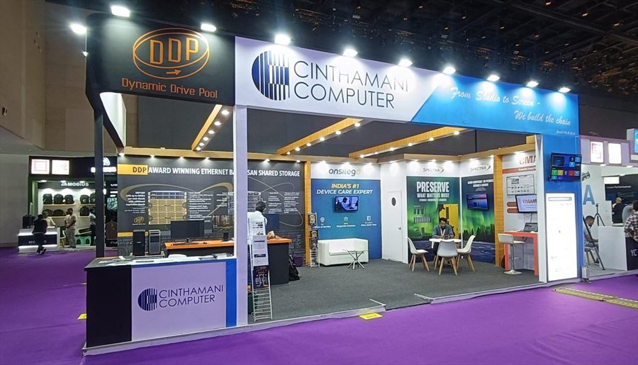 Broadcast India 2025 – Jio World Convention Centre, Mumbai (View 3) - Sterling Designs