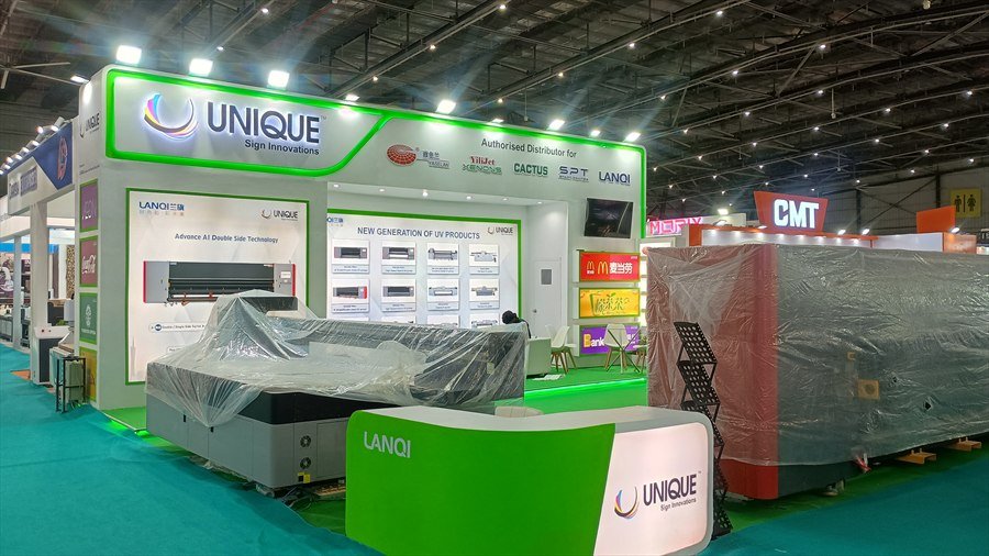 Media Expo Mumbai 2026 – Architectural Exhibition Stand (View 1) - Sterling Designs