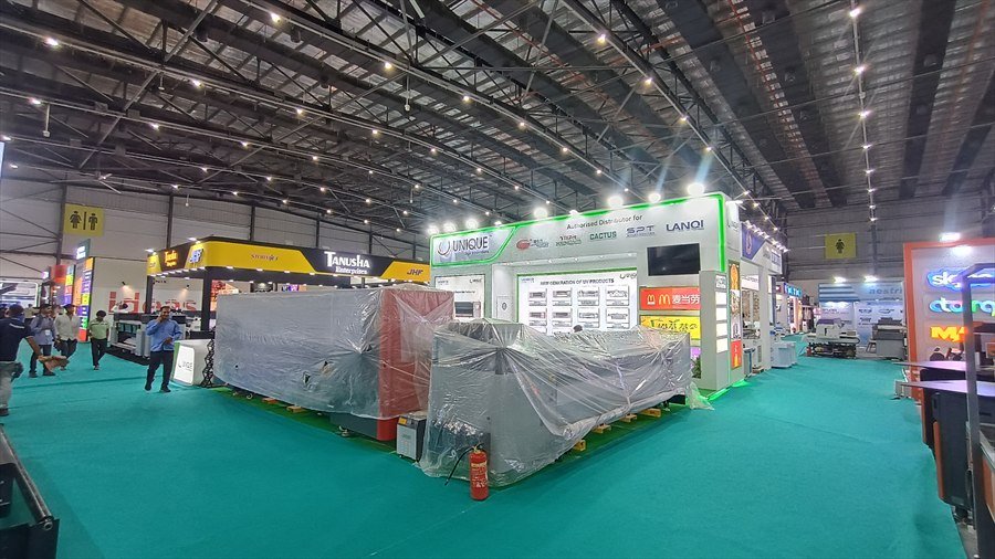 Media Expo Mumbai 2026 – Architectural Exhibition Stand (View 2) - Sterling Designs