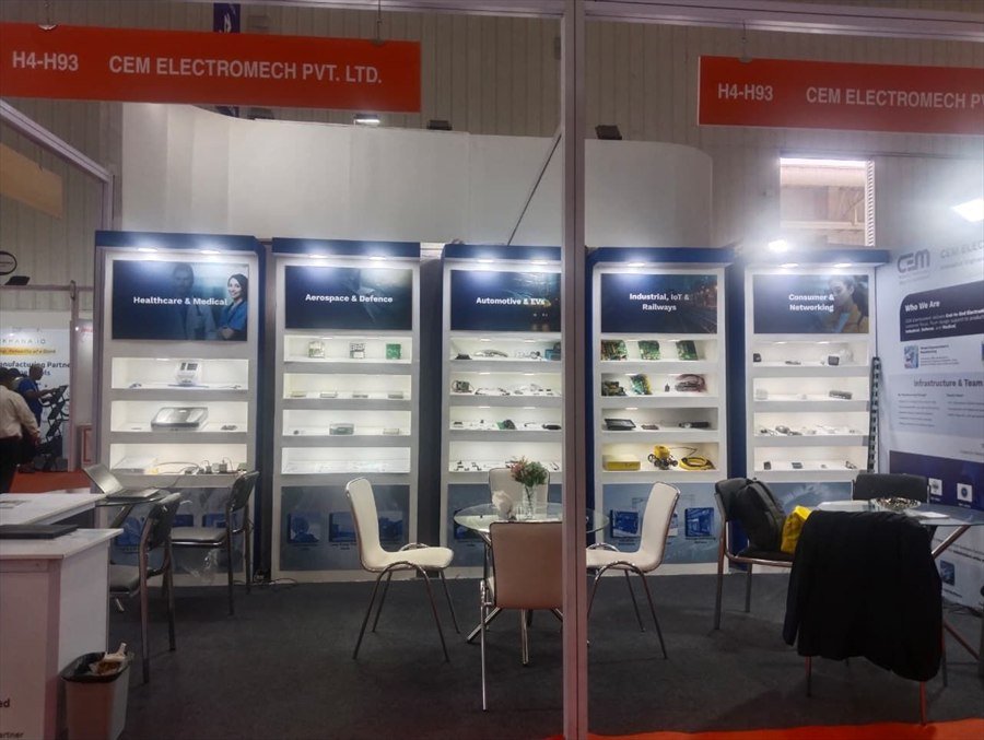 Productronica India 2025 – BIEC Bengaluru (View 2) - Sterling Designs