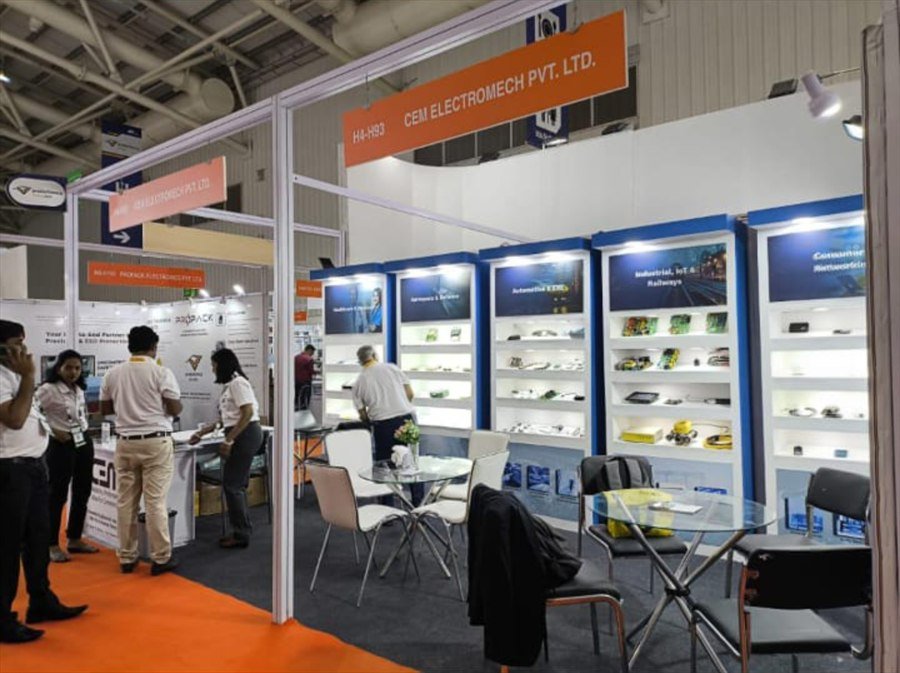 Productronica India 2025 – BIEC Bengaluru (View 3) - Sterling Designs