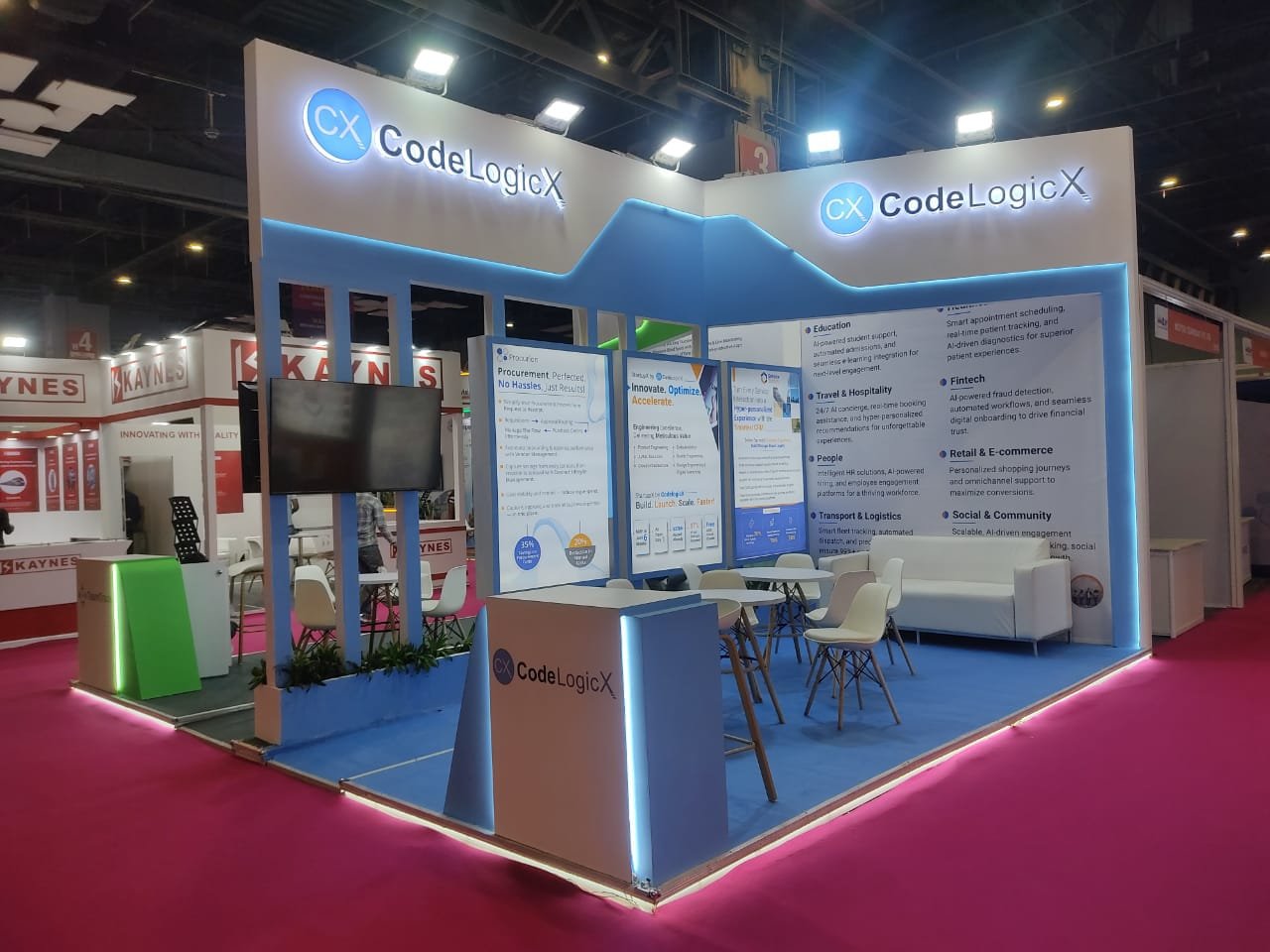Turnkey Exhibition Stall – Project #11 - Sterling Designs
