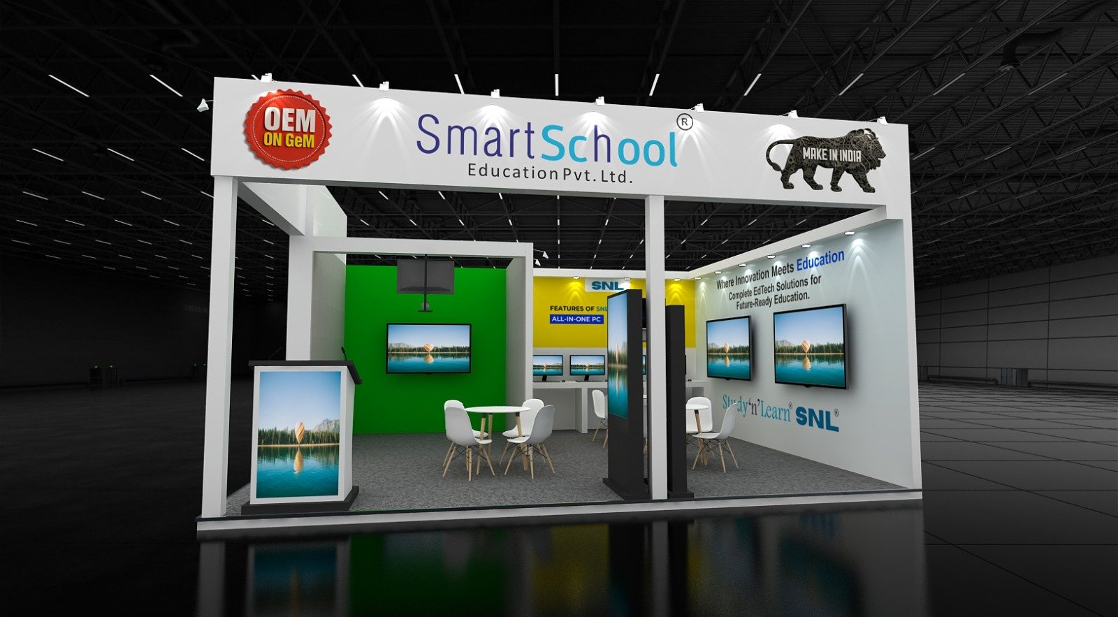 Turnkey Exhibition Stall – Project #23 - Sterling Designs