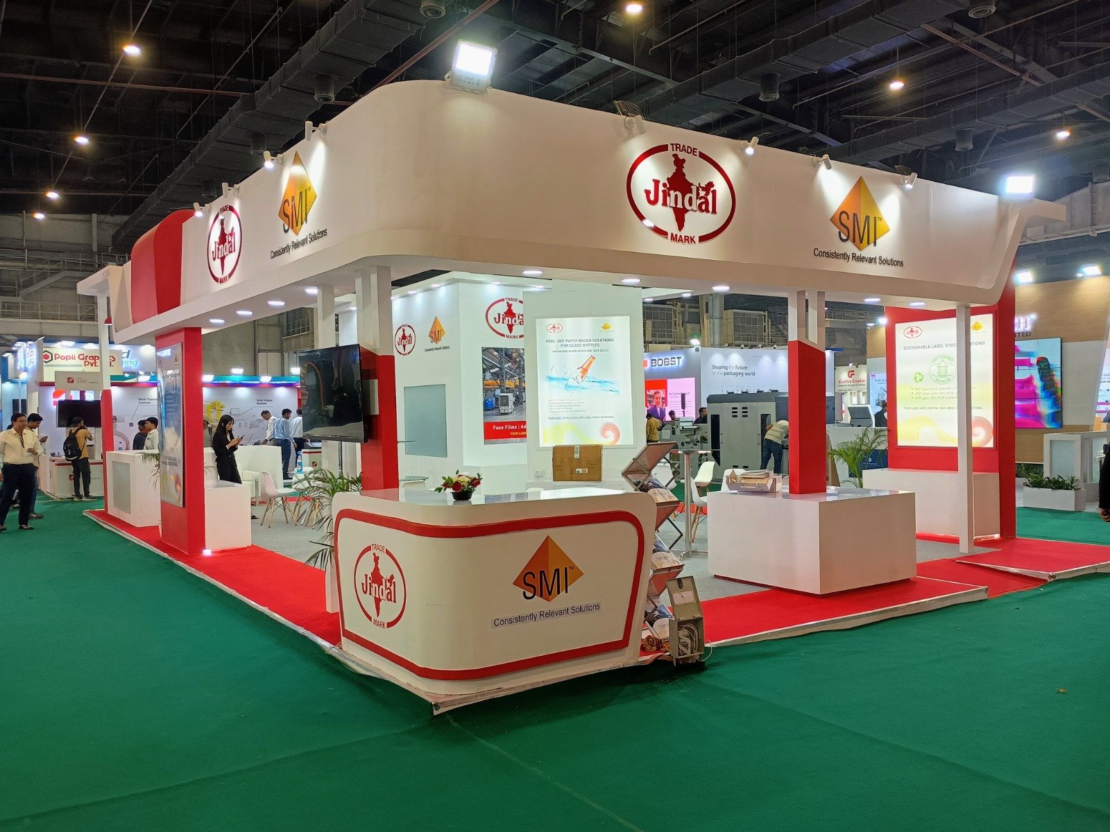 Jindal SMI – Custom Exhibition Stand - Sterling Designs